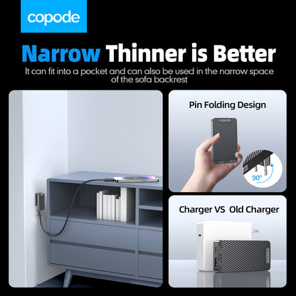 Copode 72W Portable power chargers USB charging ports with 2 Fast Charging Ports