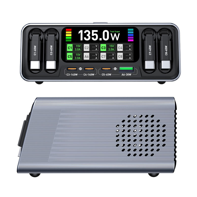 Copode 140W Multi-Port Charger with 4 Pull-Out Fast Charging Ports